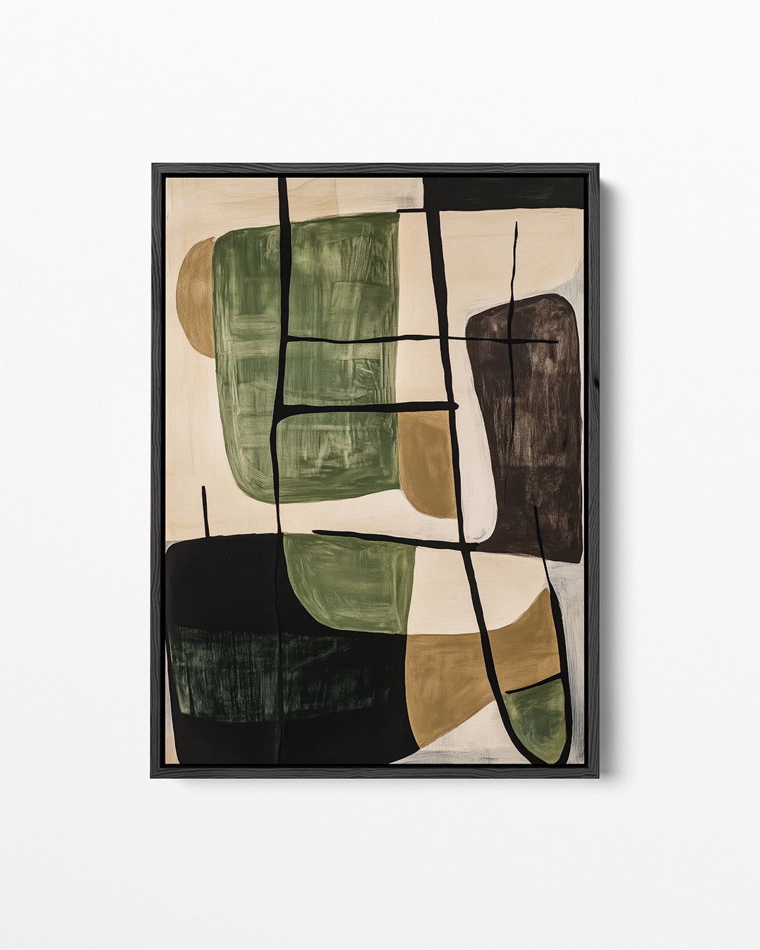 Organische vormen compositie Kunstwerk