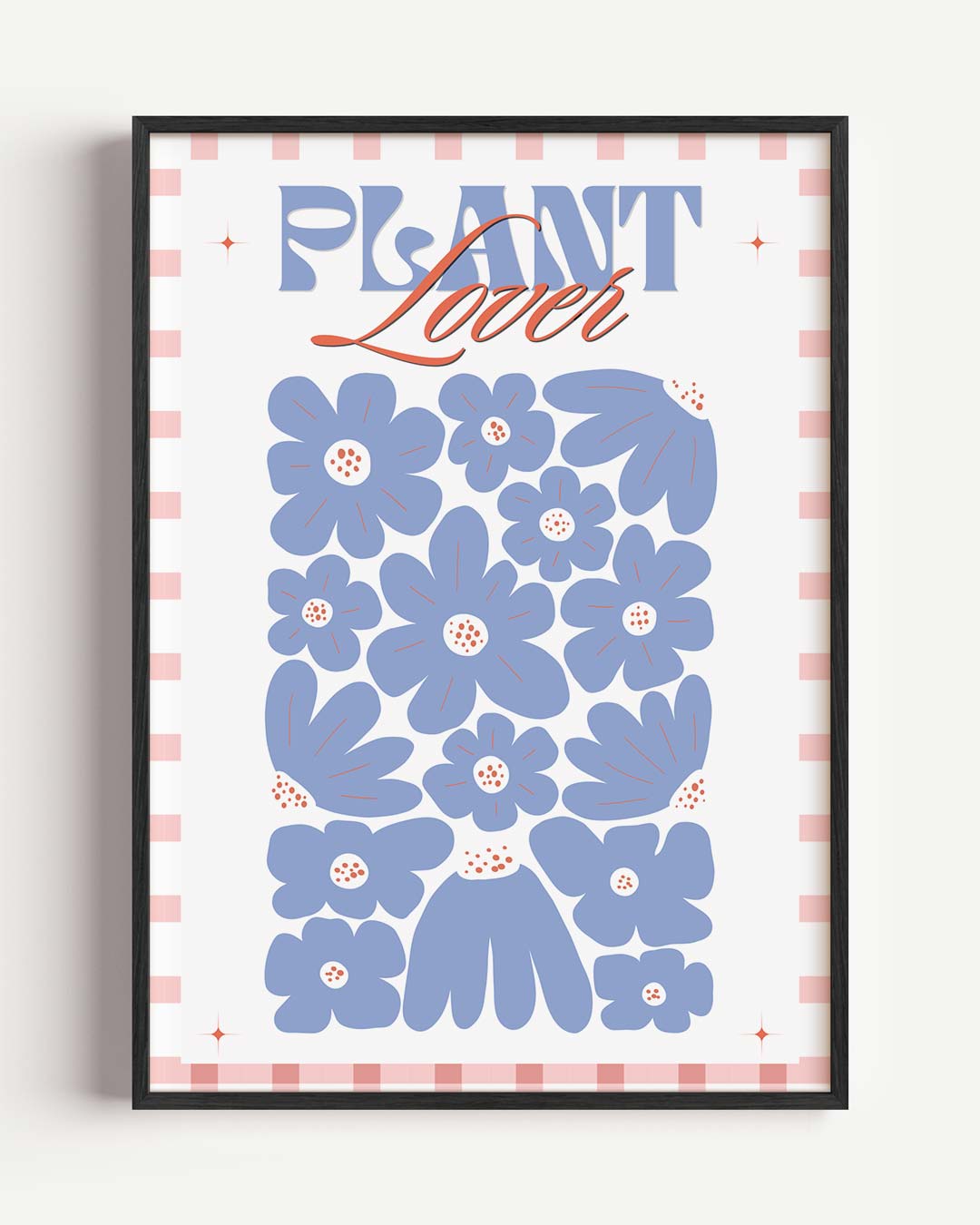 Bloemenliefhebber Poster