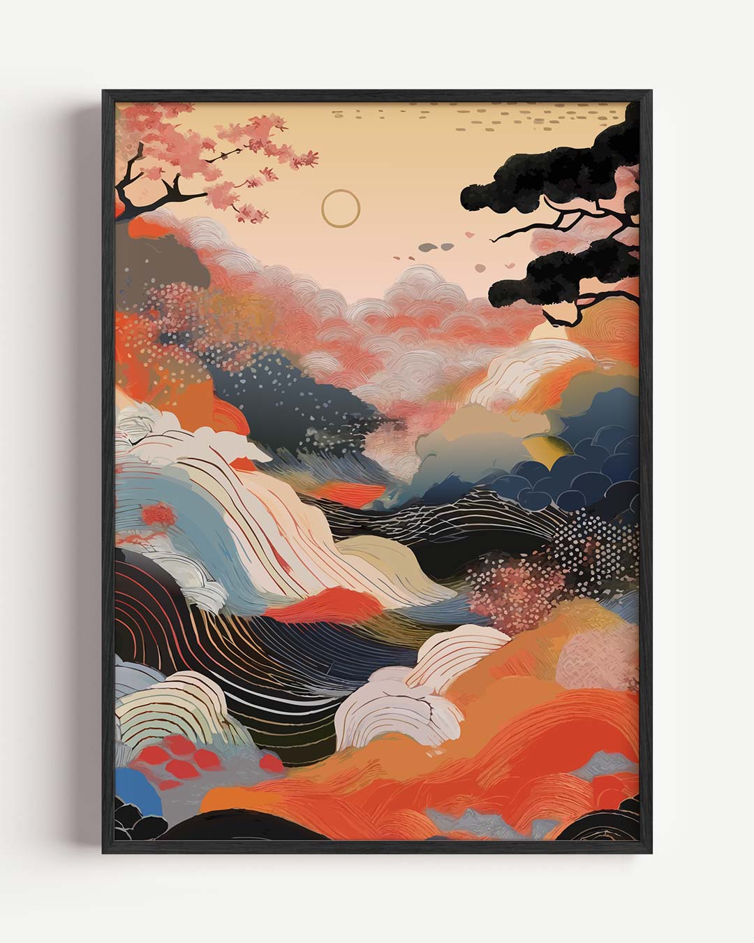 Dromerige Herfstlandschap Poster