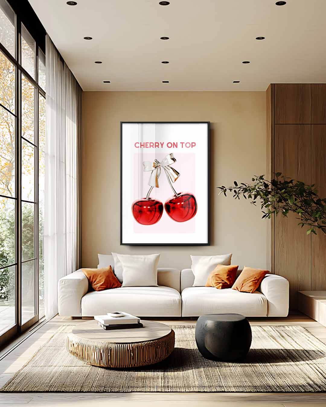 Cherry on Top Kunstwerk-canvas-dibond-plexiglas-wanddecoratie-WallArtistic