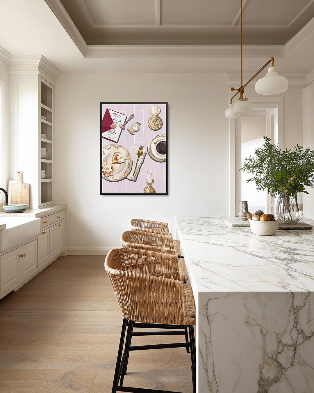 Elegante tafelscène Kunstwerk