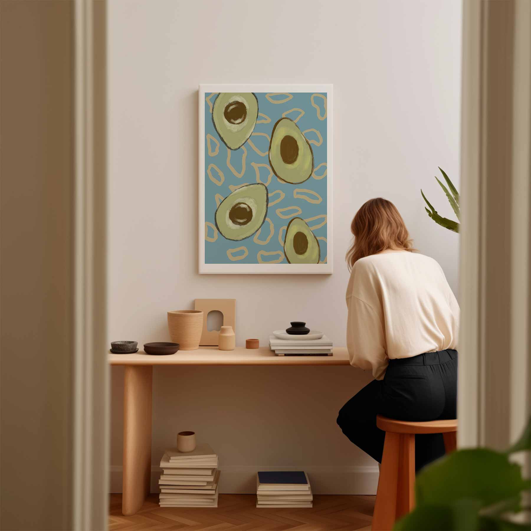 Avocado Droom Kunstwerk-canvas-dibond-plexiglas-wanddecoratie-WallArtistic