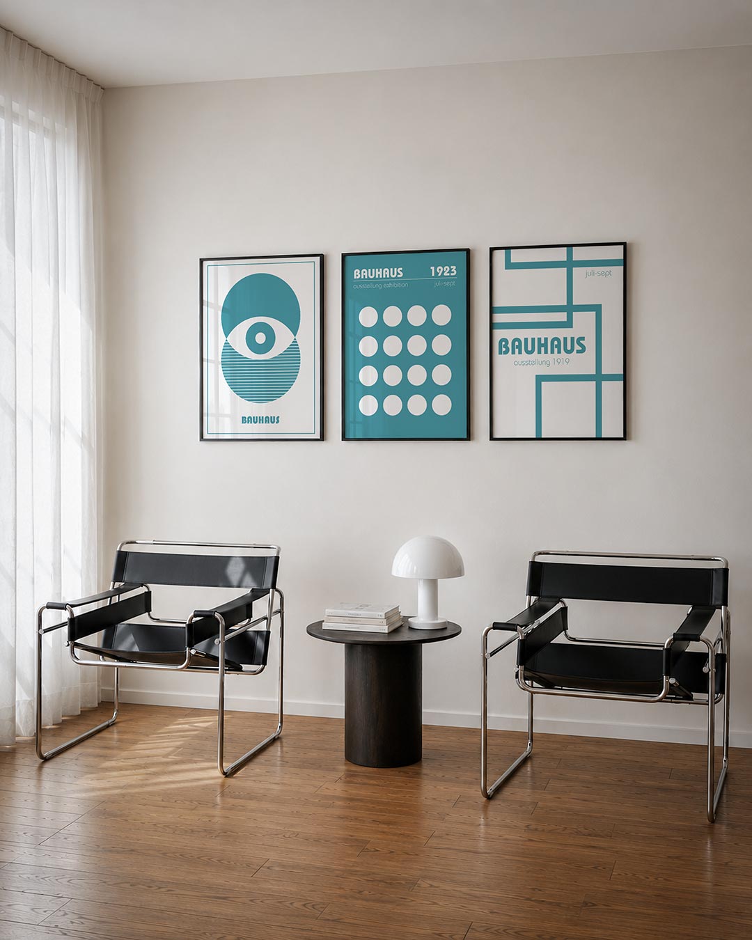 Cirkel en lijnen Posterset