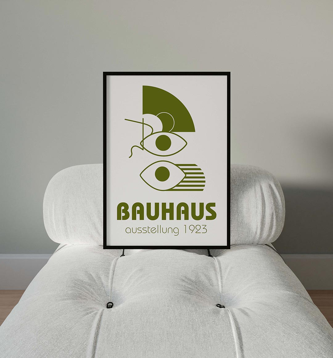 Vorm en lijnenspel Poster