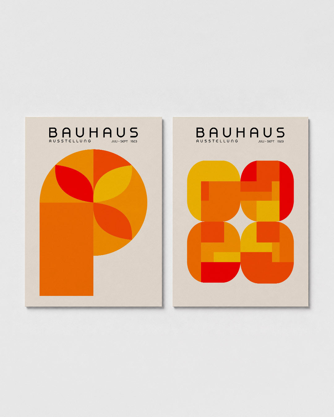 Vorm en kleurenspel Posterset