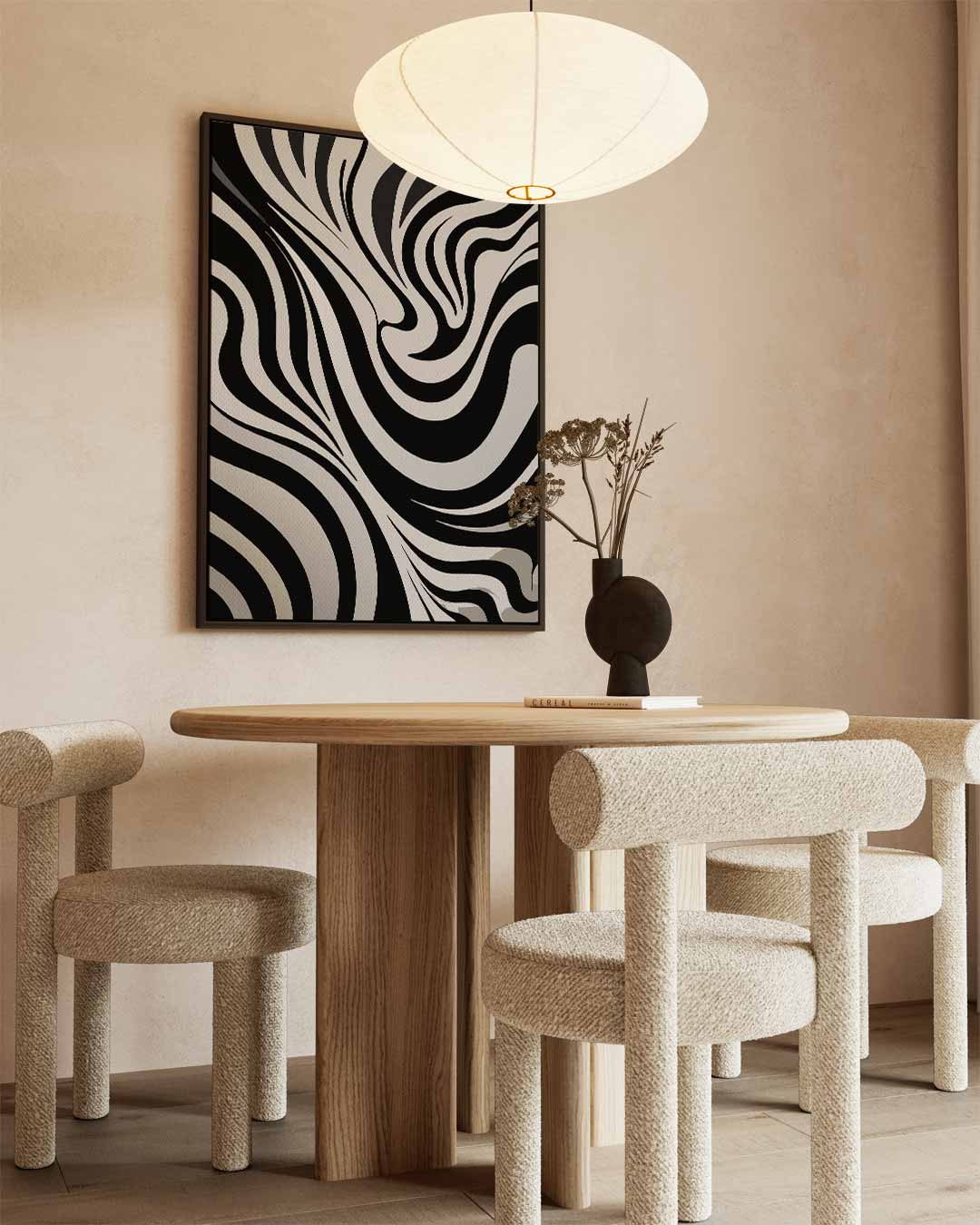 Golf van Contrast Kunstwerk-canvas-dibond-plexiglas-wanddecoratie-WallArtistic