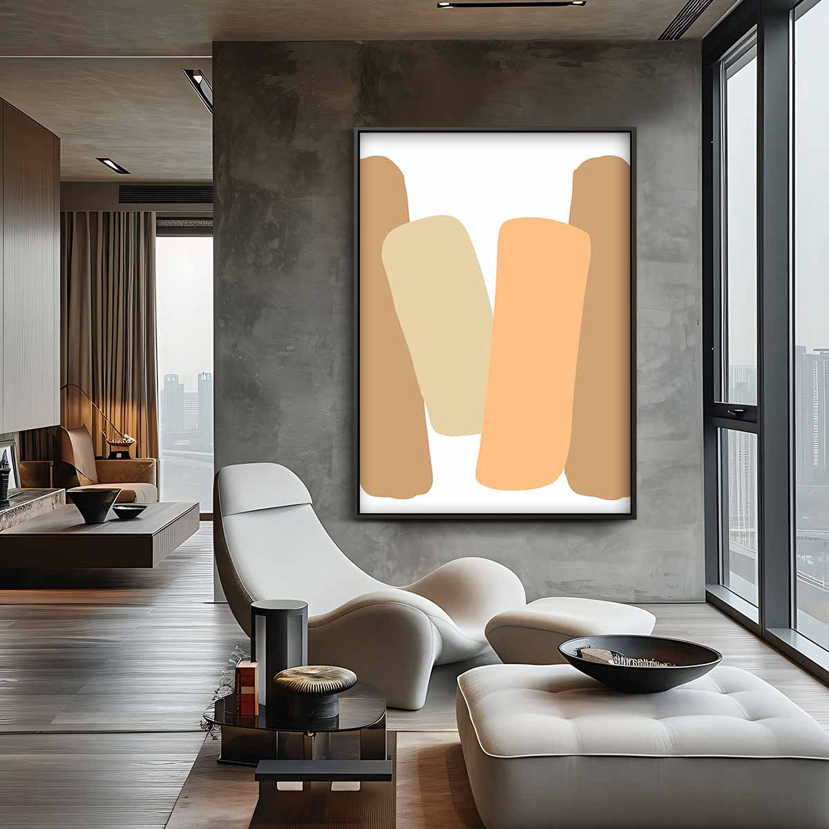 Zachte Harmonie Kunstwerk-canvas-dibond-plexiglas-wanddecoratie-WallArtistic