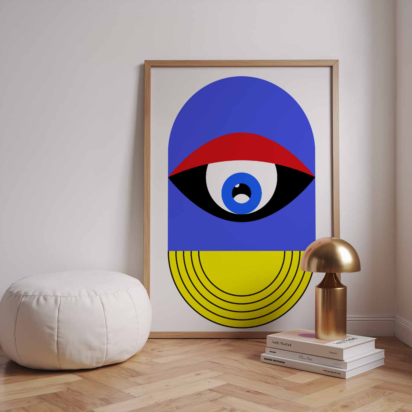 Trendy Geometrische Oogposter