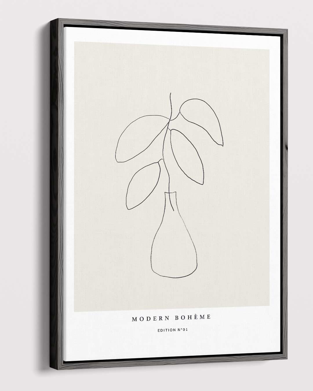 Moderne Boho Lijntekening Kunstwerk-canvas-dibond-plexiglas-wanddecoratie-WallArtistic
