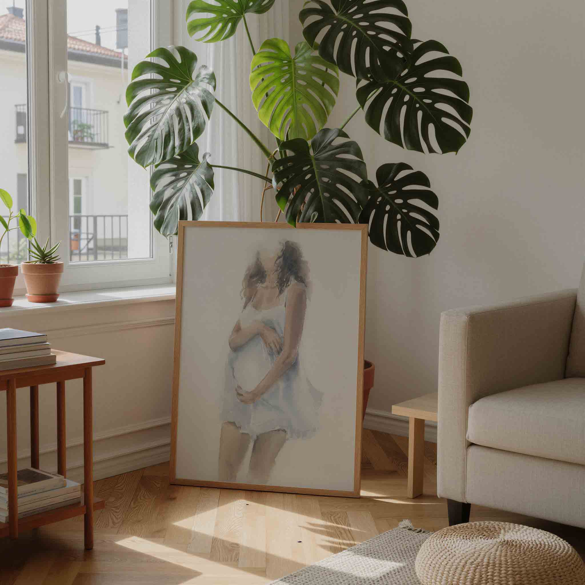 Zwangere vrouw Poster