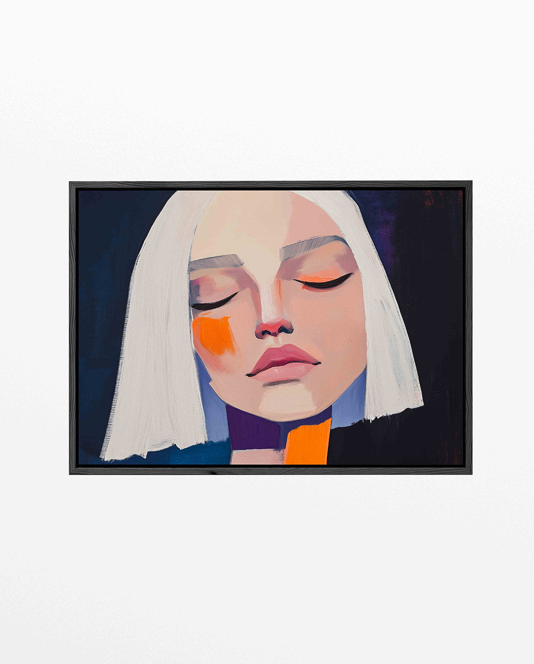 Dromerige portretkleuren Kunstwerk