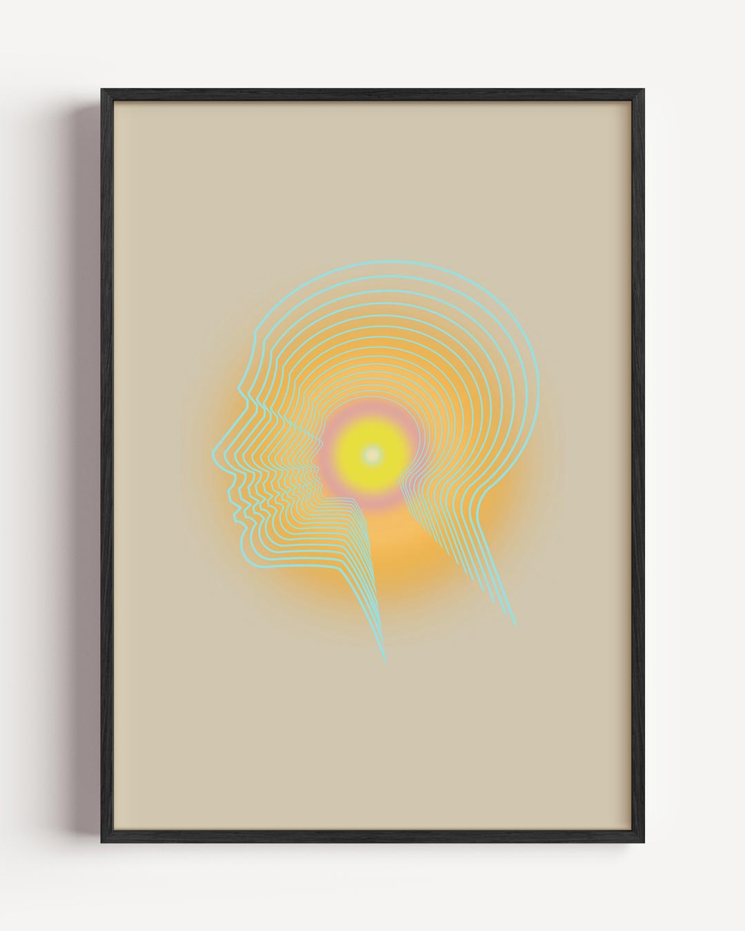 Stralende Energie Kop Poster-WallArtistic