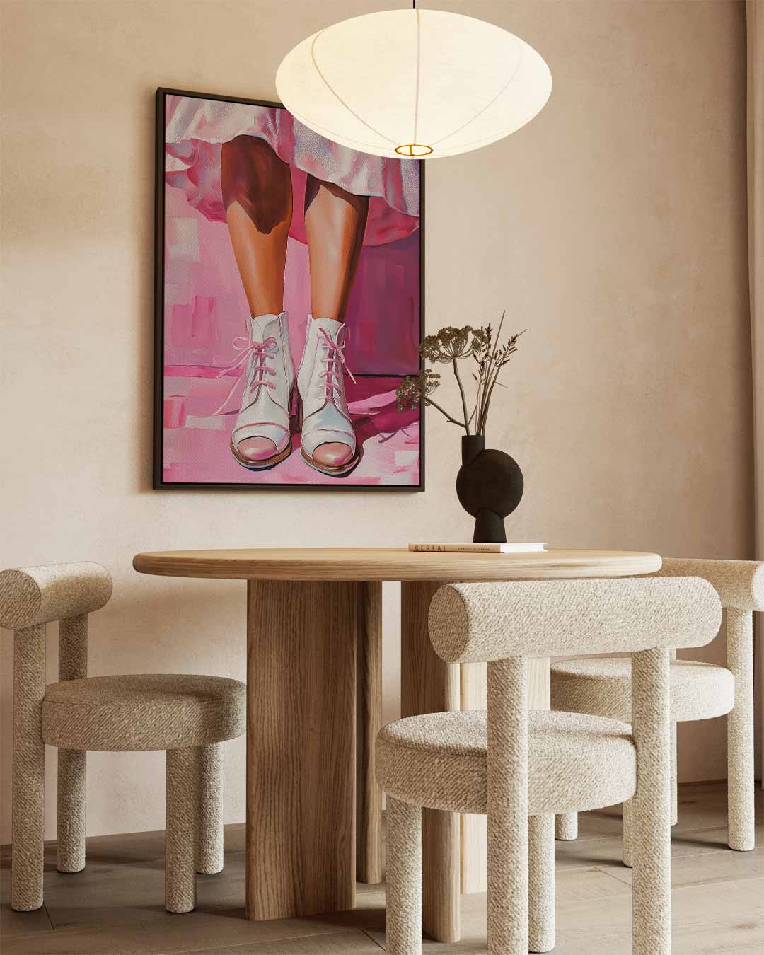 Vrolijke Stappen Kunstwerk-canvas-dibond-plexiglas-wanddecoratie-WallArtistic