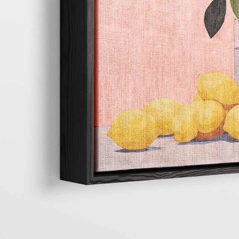 Citrussfeer op Doek Kunstwerk-canvas-dibond-plexiglas-wanddecoratie-WallArtistic