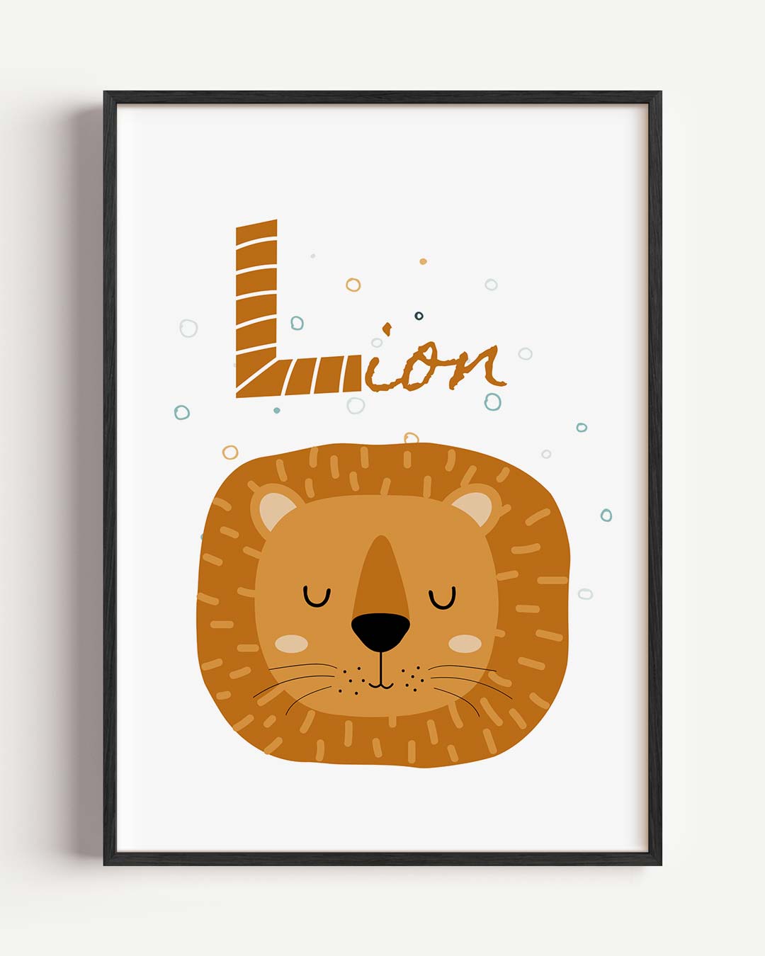 Slaap Zachte Leeuw Poster