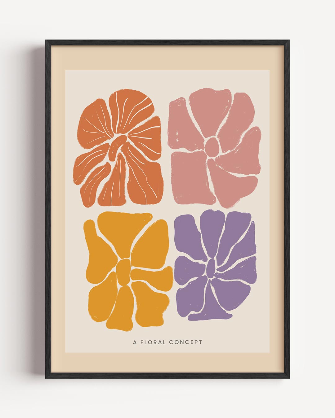 Kleurrijke Bloemenposter-WallArtistic