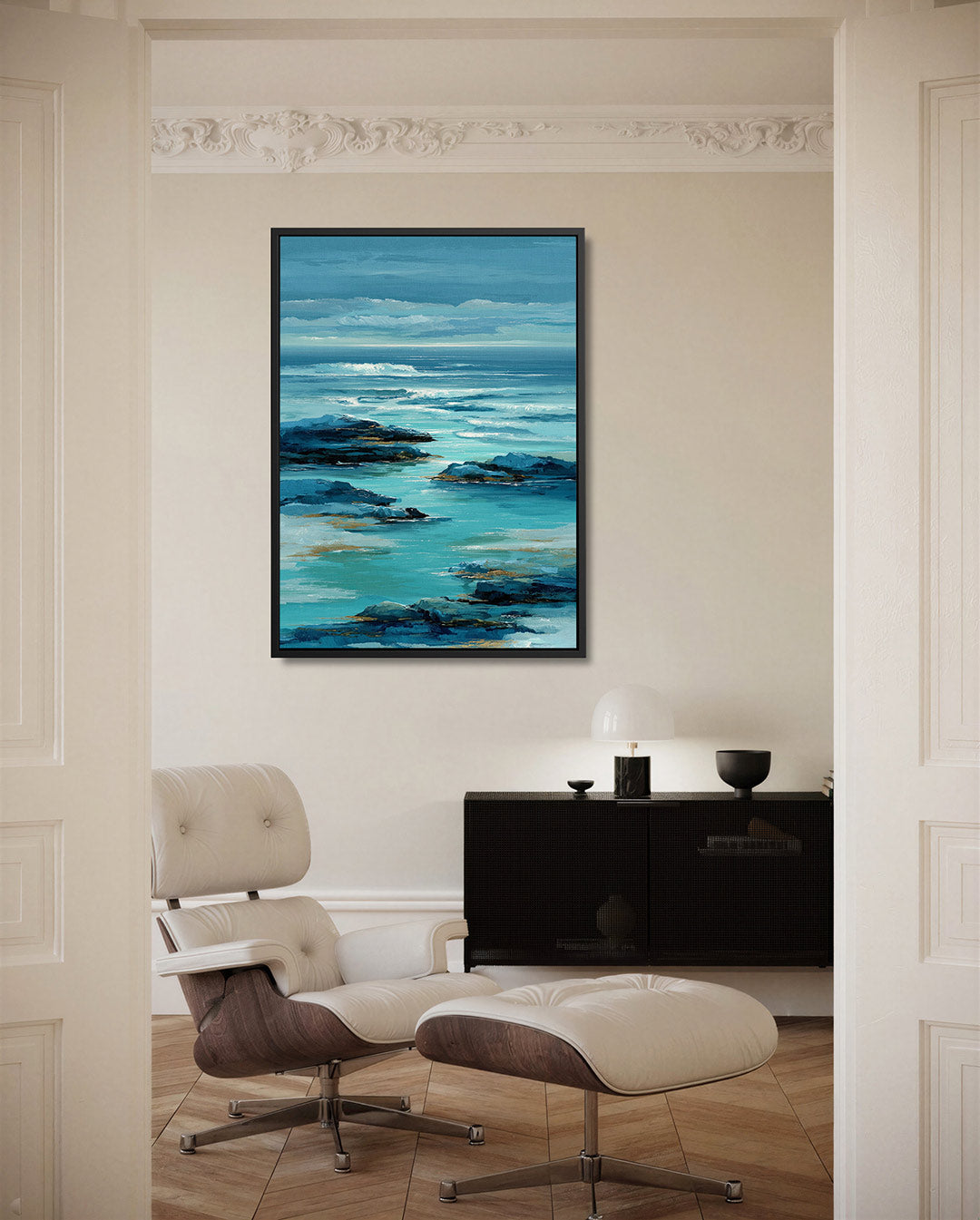 Oceaanlandschap Kunstwerk