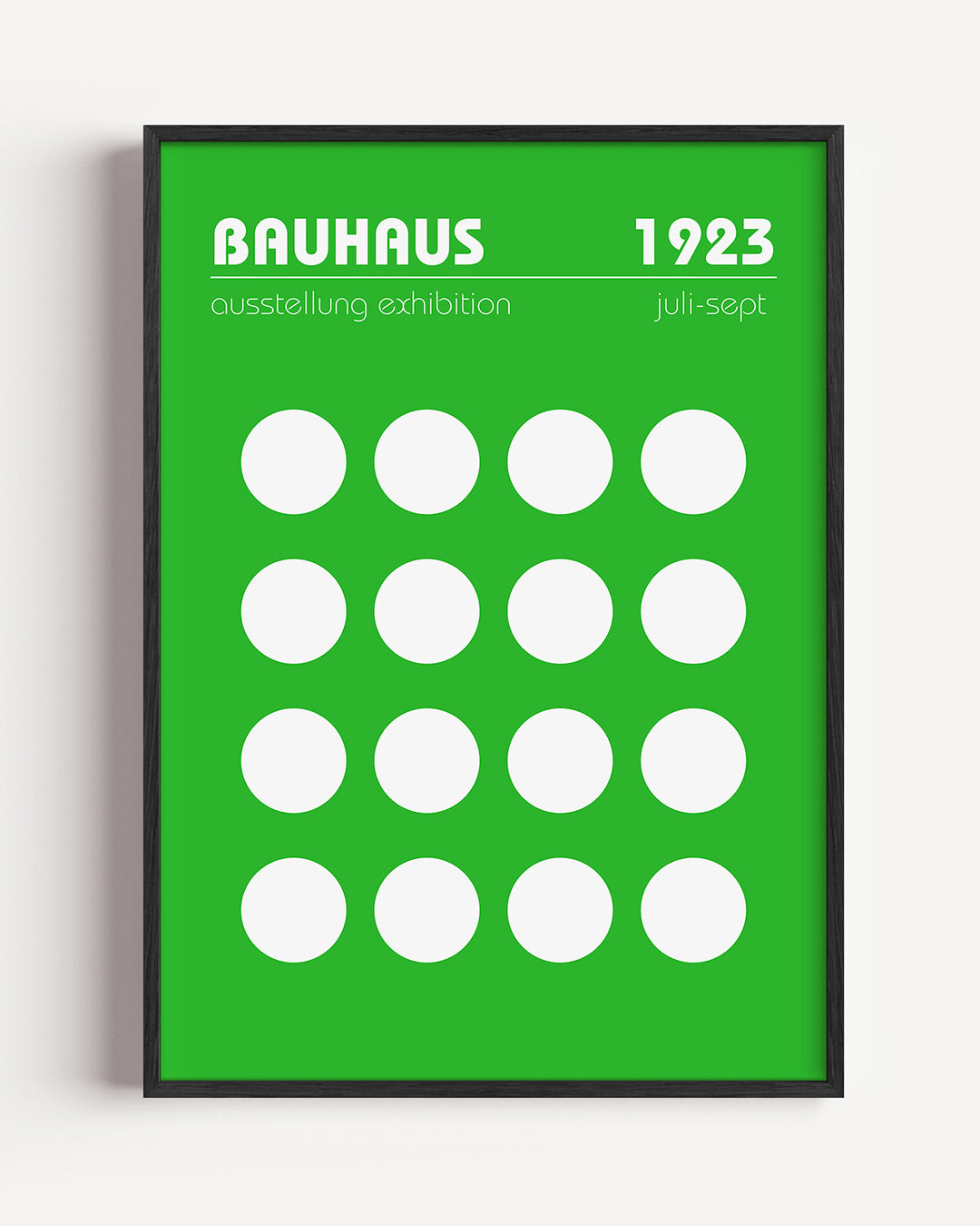 Cirkelpatroon groen Poster