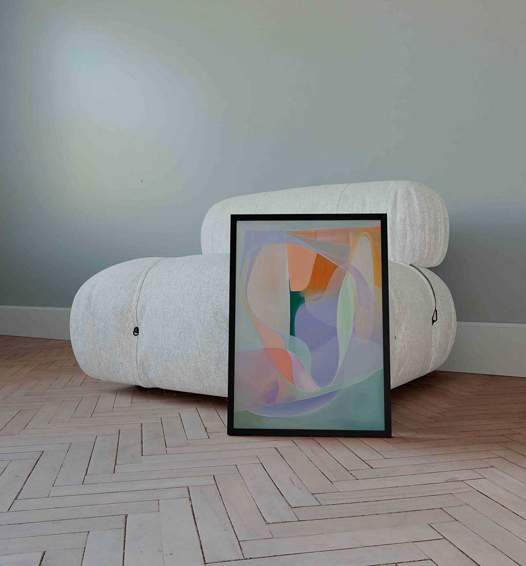 Abstracte vormen Poster