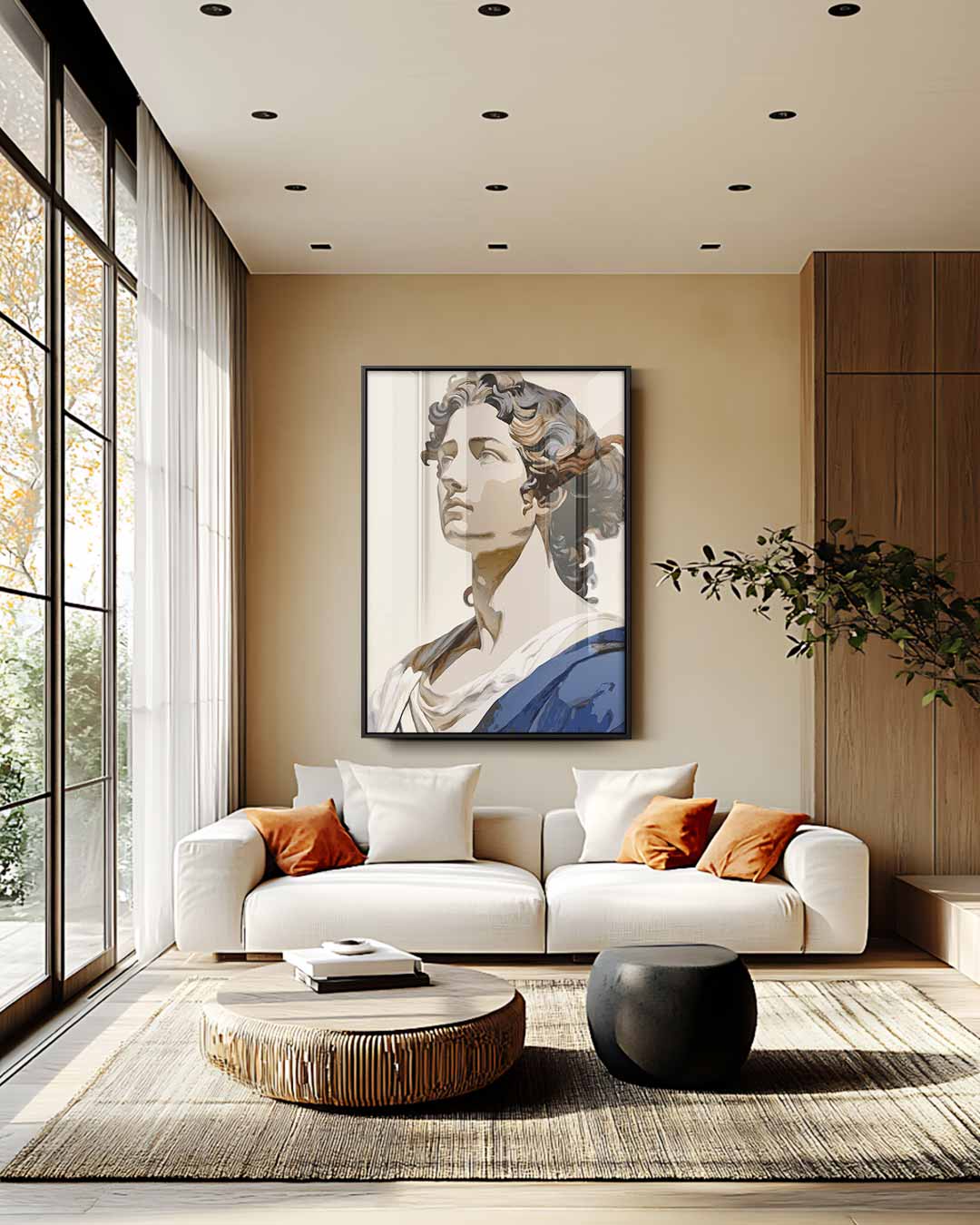 Tijdloze Elegantie Kunstwerk-canvas-dibond-plexiglas-wanddecoratie-WallArtistic