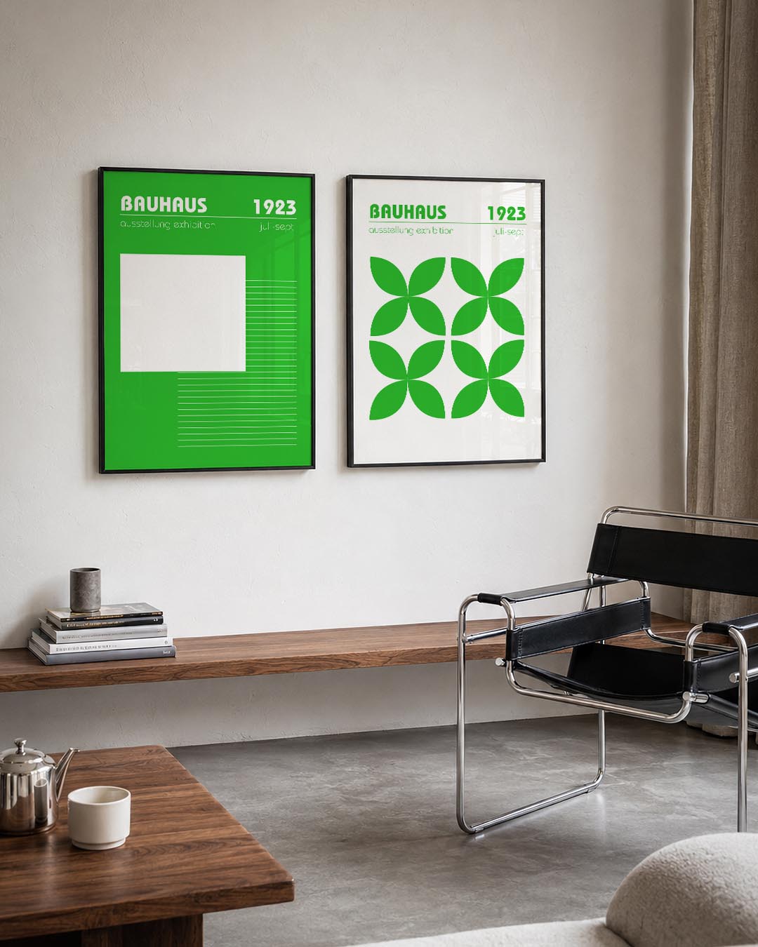 Lijnen en vlakkenspel Posterset