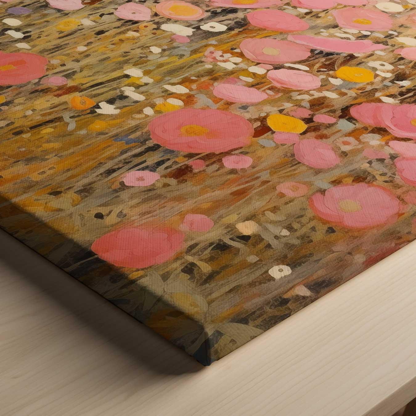 Zomerse Bloemenpracht Kunstwerk-canvas-dibond-plexiglas-wanddecoratie-WallArtistic