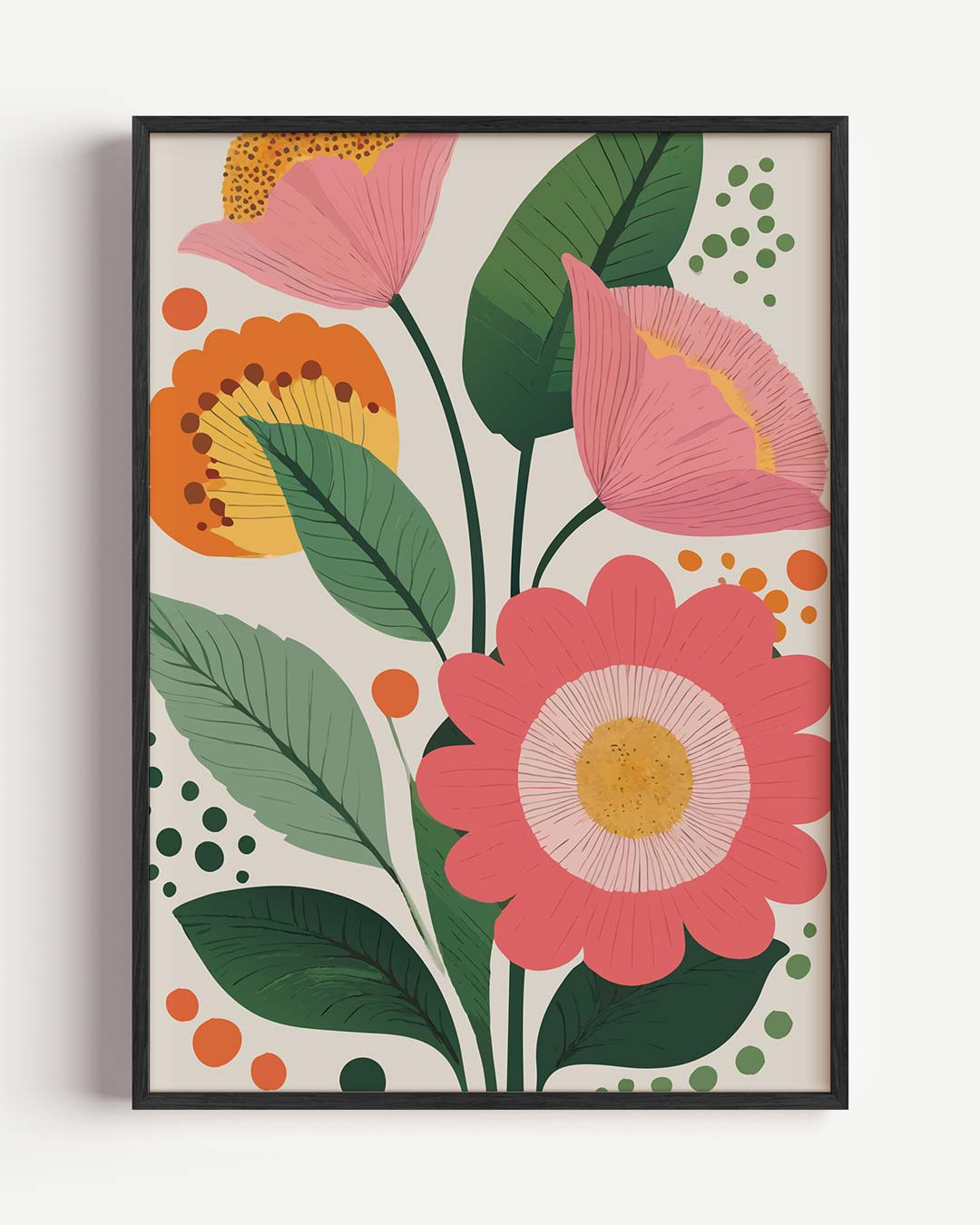 Vrolijke Bloemenpracht Poster