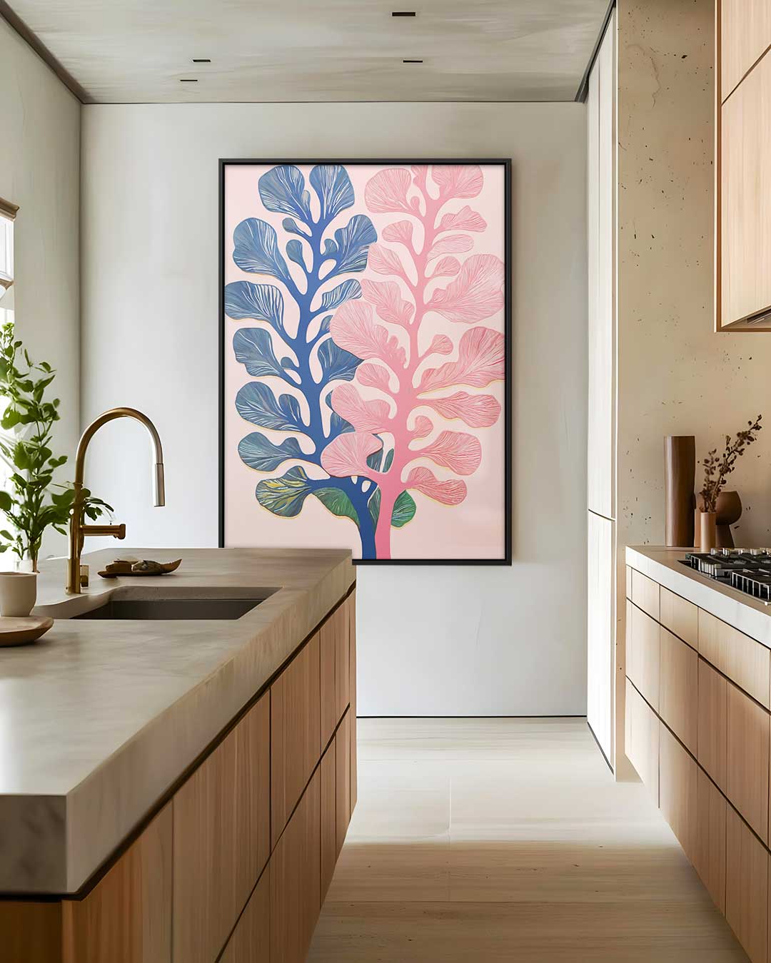 Bloeiende Fantasie Kunstwerk-canvas-dibond-plexiglas-wanddecoratie-WallArtistic