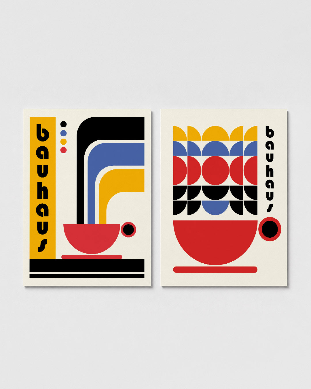 Kleurrijke vormen Posterset