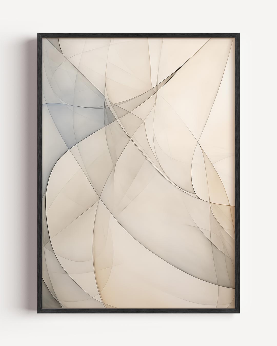 Elegante Abstracte Vormen Poster-WallArtistic