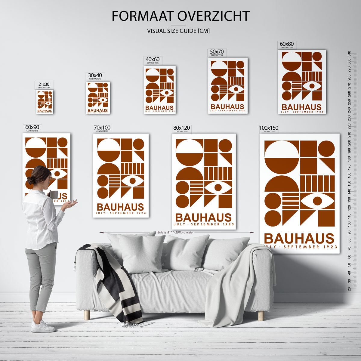 Vormen en vlakken Poster