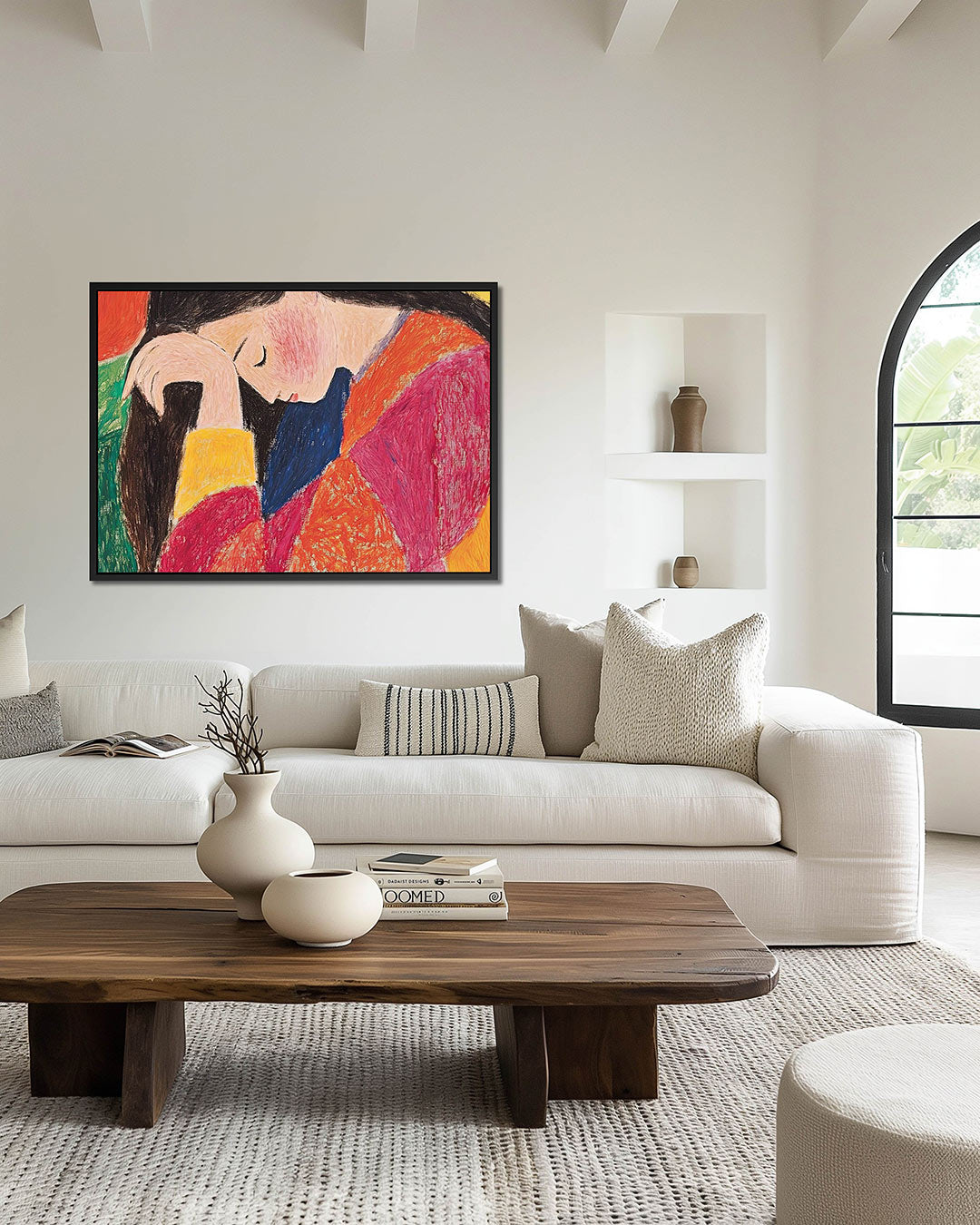 Kleurrijke dromer Kunstwerk