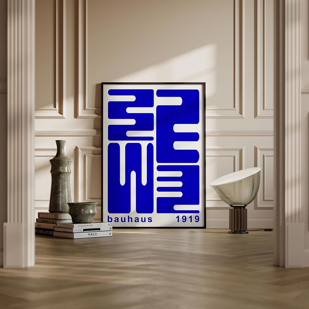 Vorm en lijnenspel Poster
