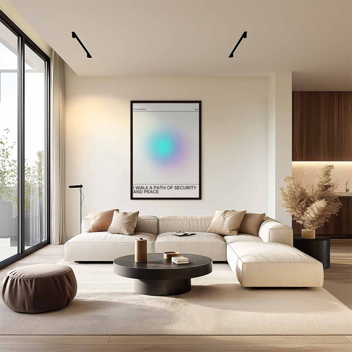 Spiritueel Pad naar Vrede Kunstwerk-canvas-dibond-plexiglas-wanddecoratie-WallArtistic