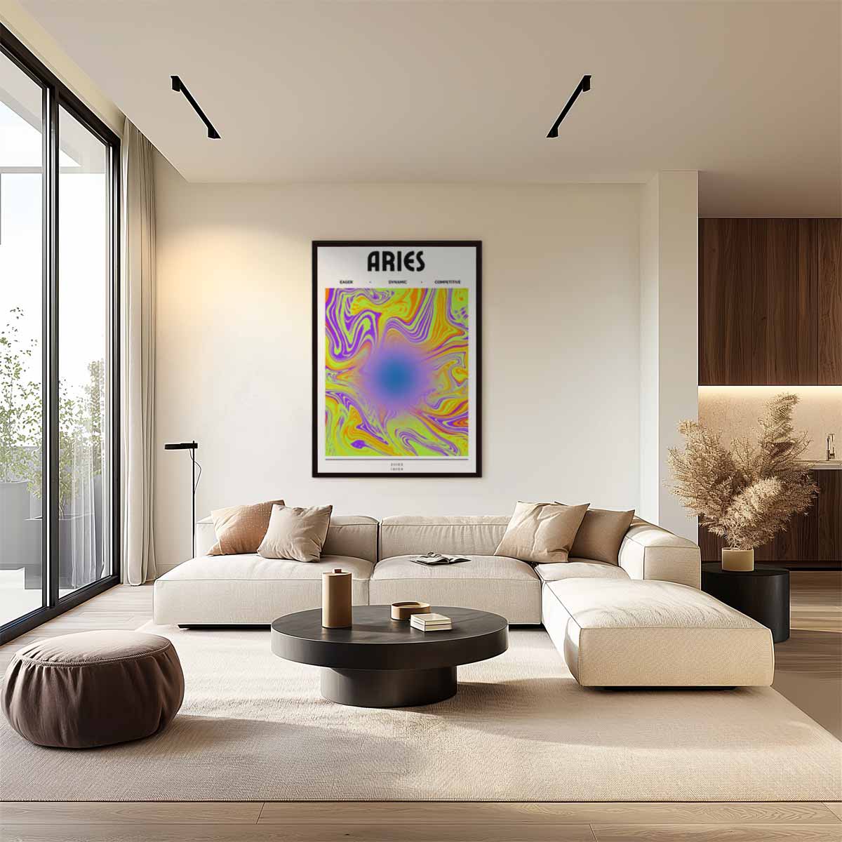 Abstract kunstwerk Kunstwerk-canvas-dibond-plexiglas-wanddecoratie-WallArtistic