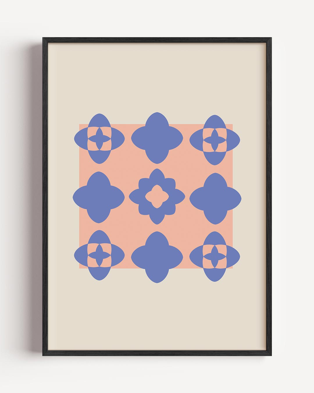 Bloemenpatroon Poster-WallArtistic