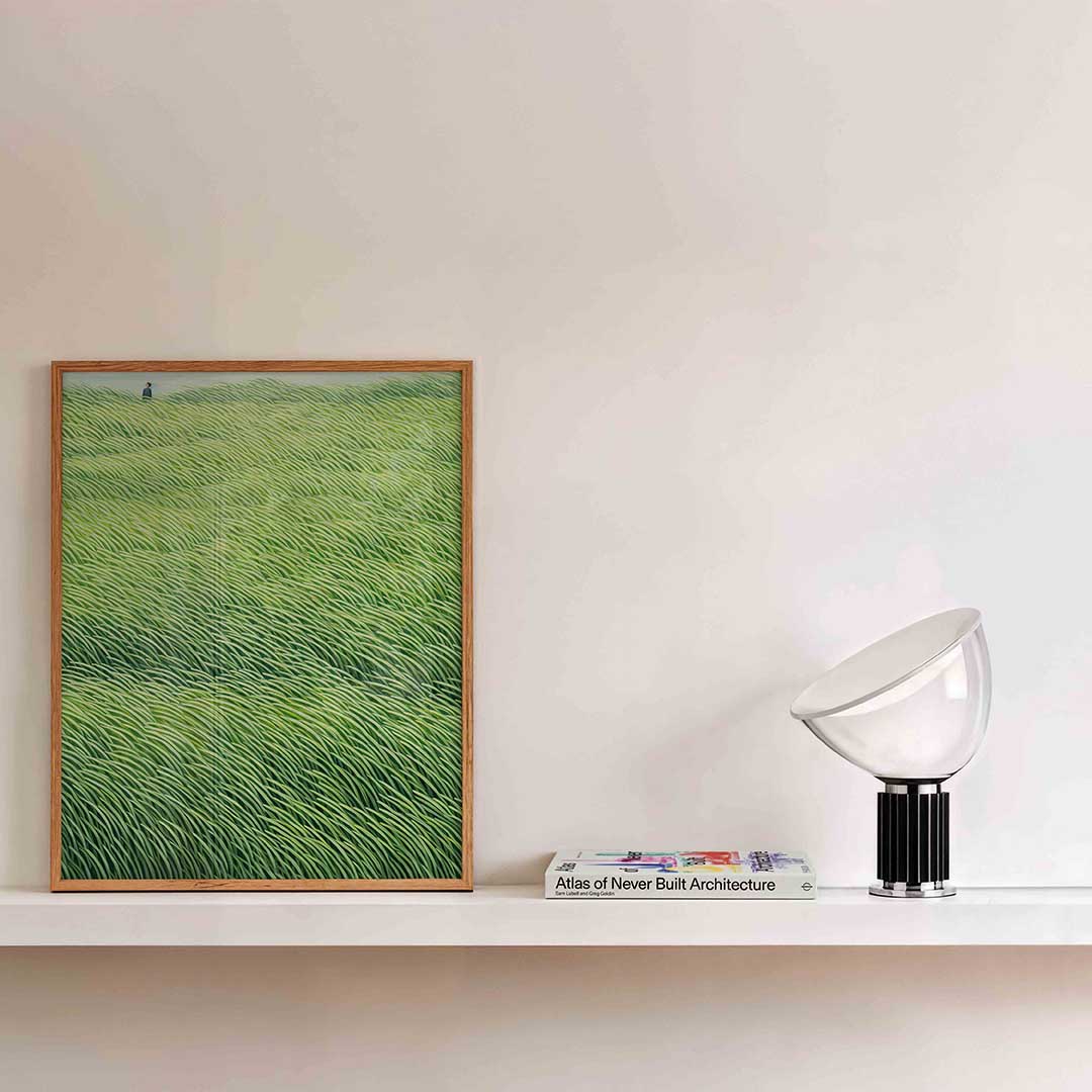 Golvend gras Poster