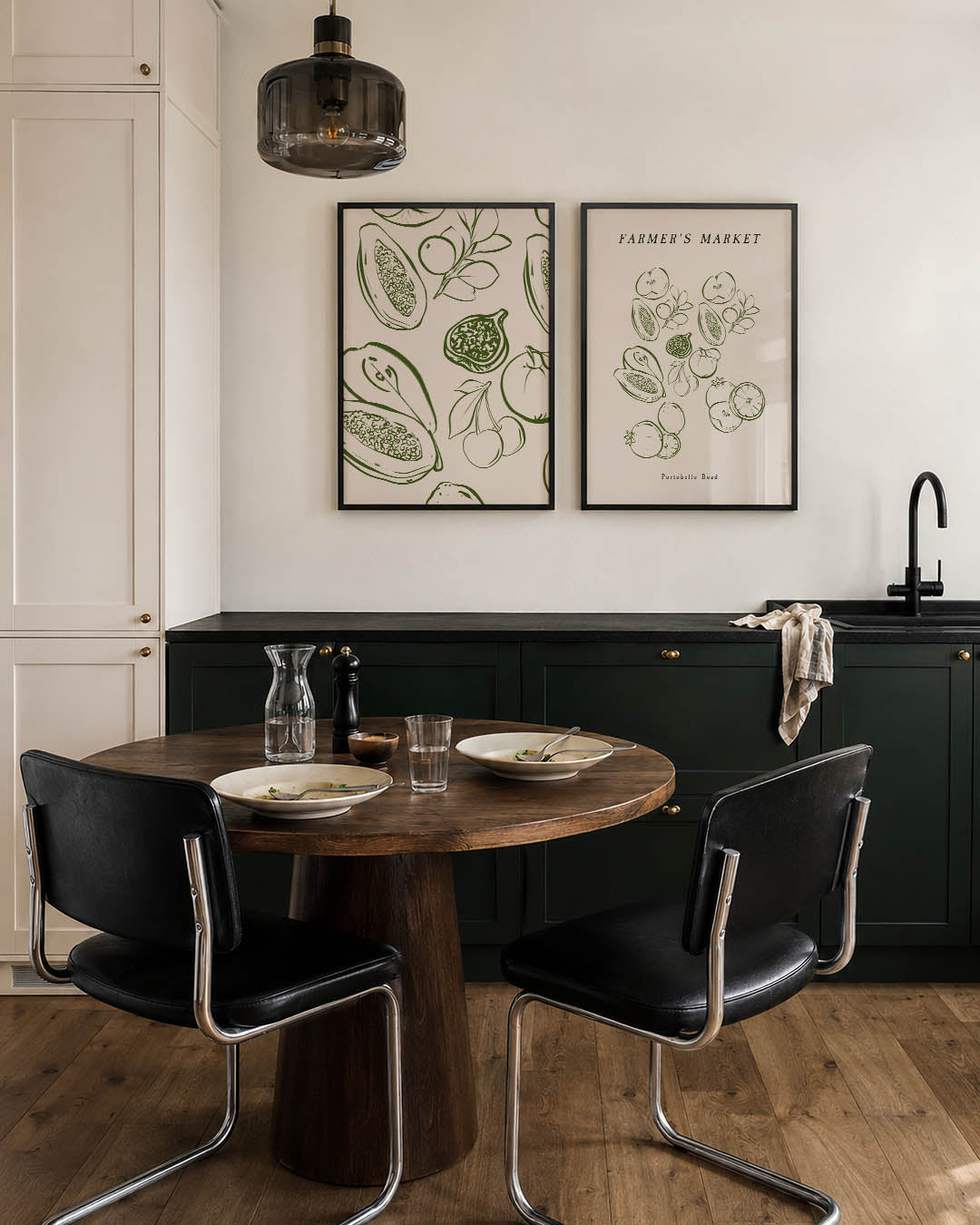 Fruitige lijnenspel Posterset
