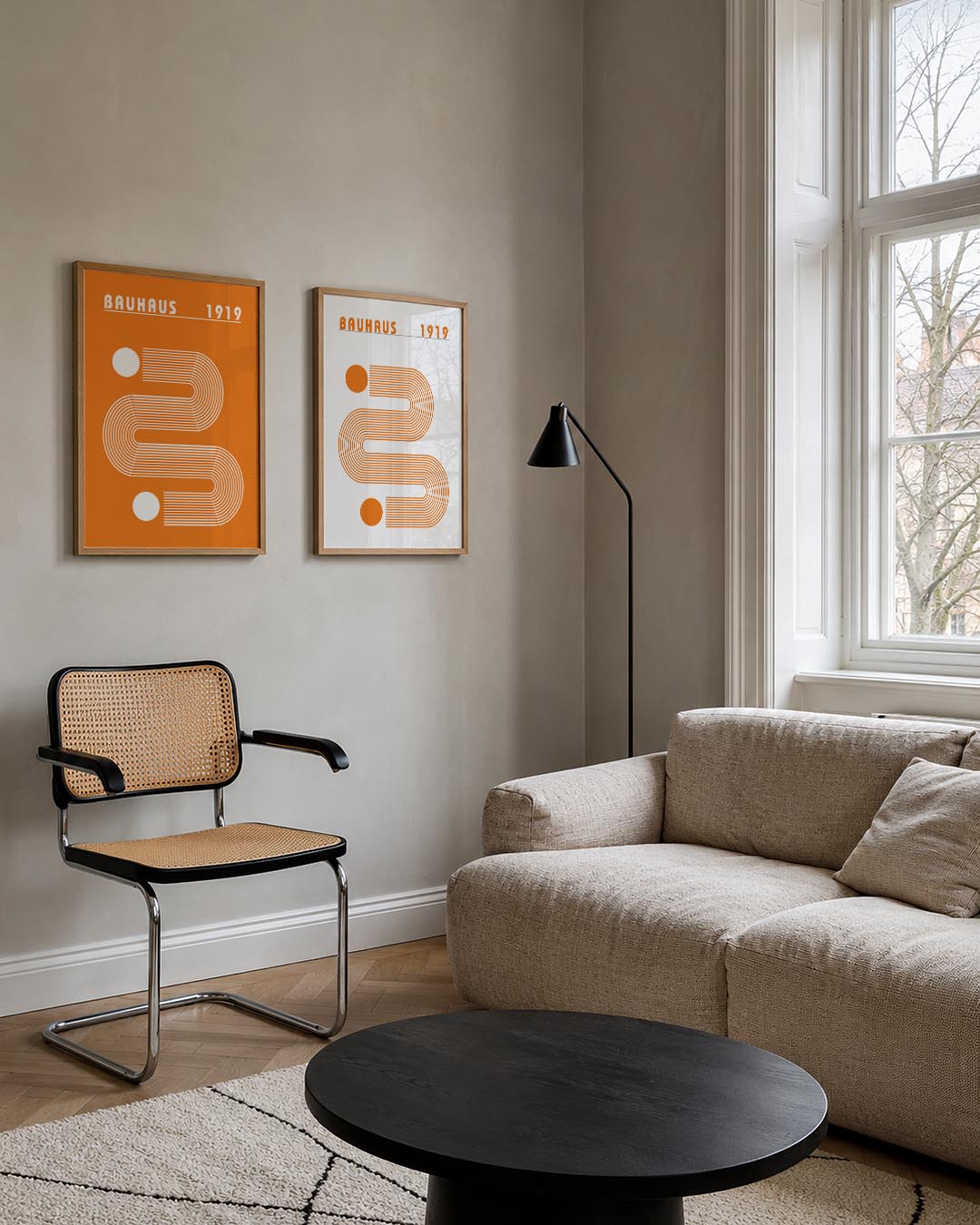 Lijnen en cirkelspel Posterset