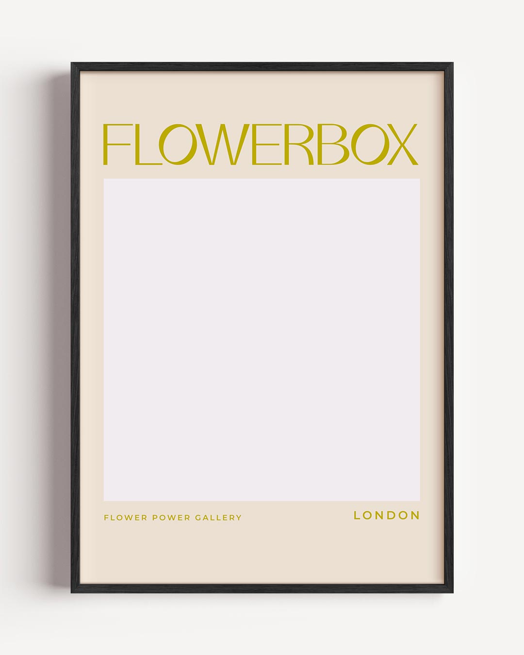 Moderne Flowerbox Poster-WallArtistic