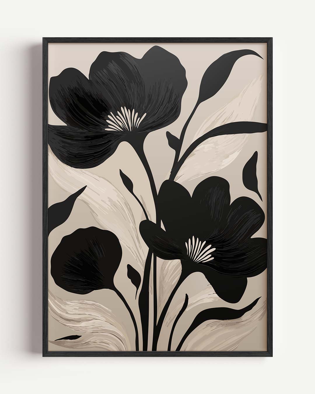 Elegante Bloemenpracht Poster