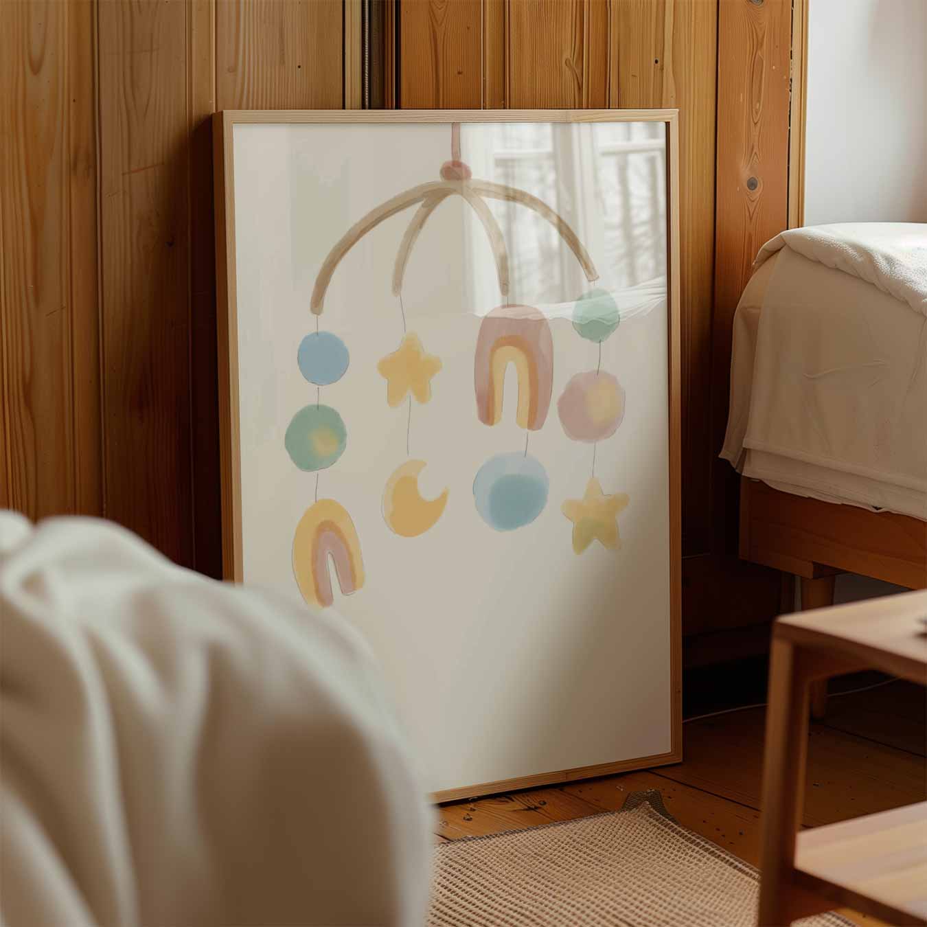Dromerige Kleuren Mobiel Poster