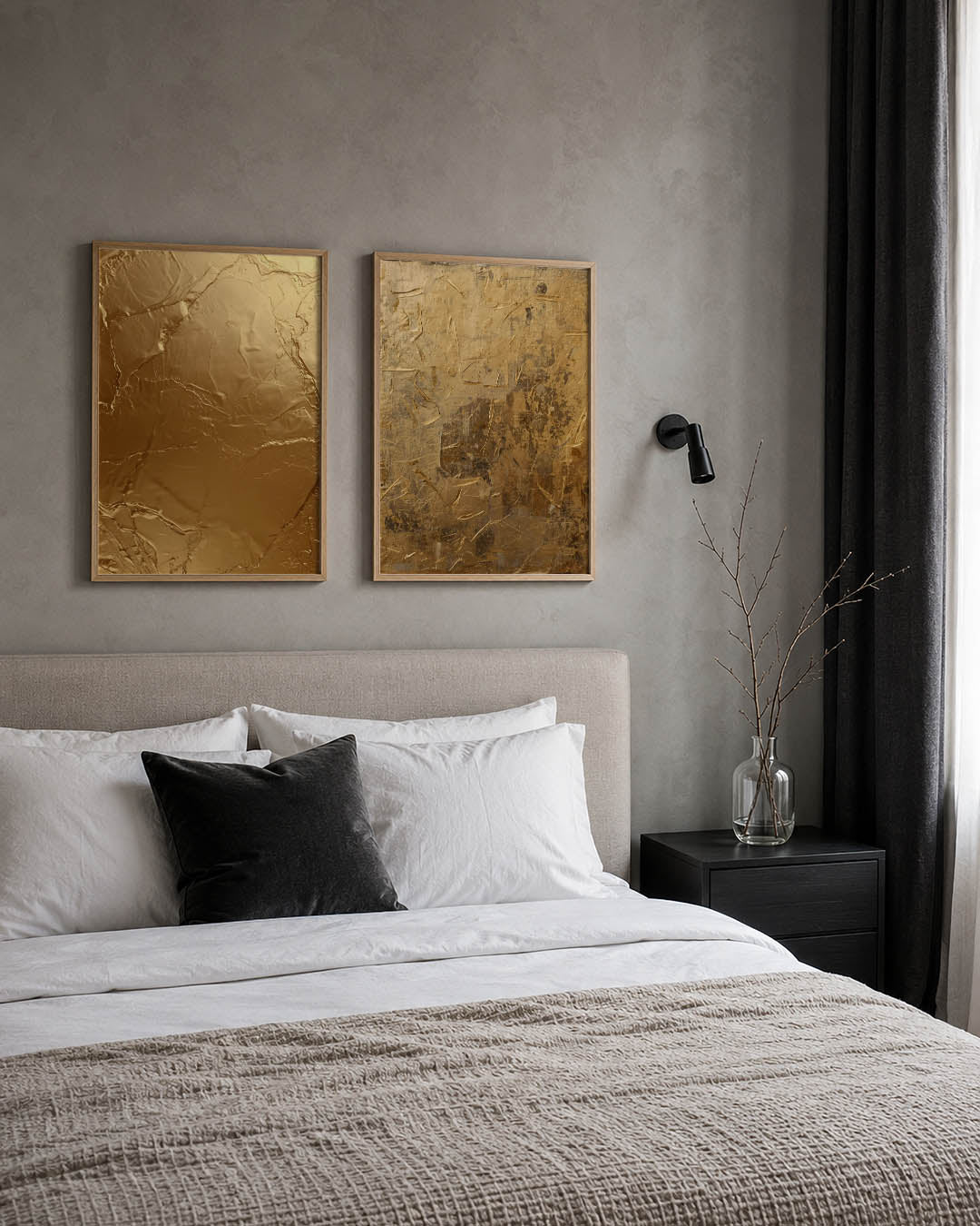 Gouden textuur Posterset