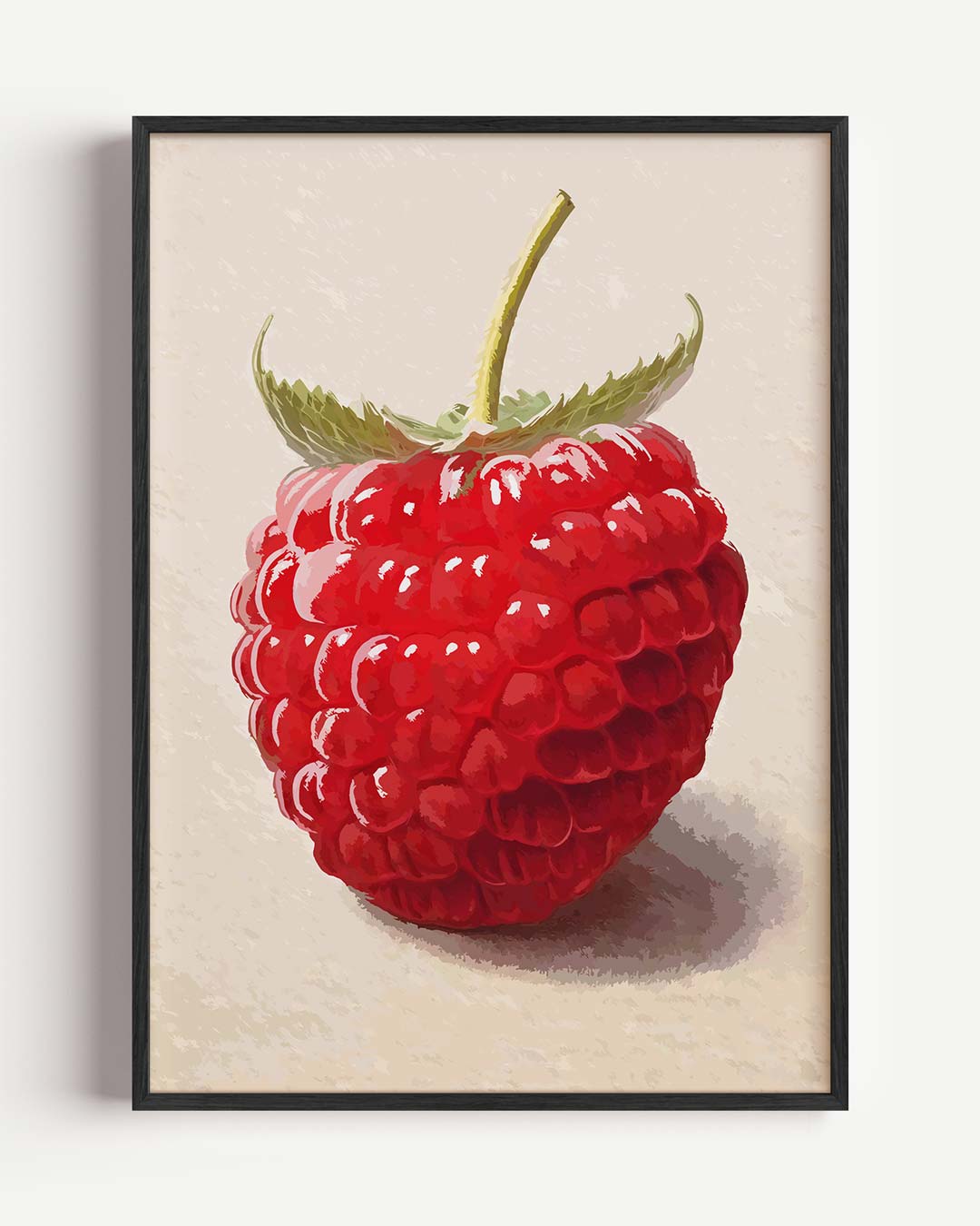 Romantische Frambozenposter
