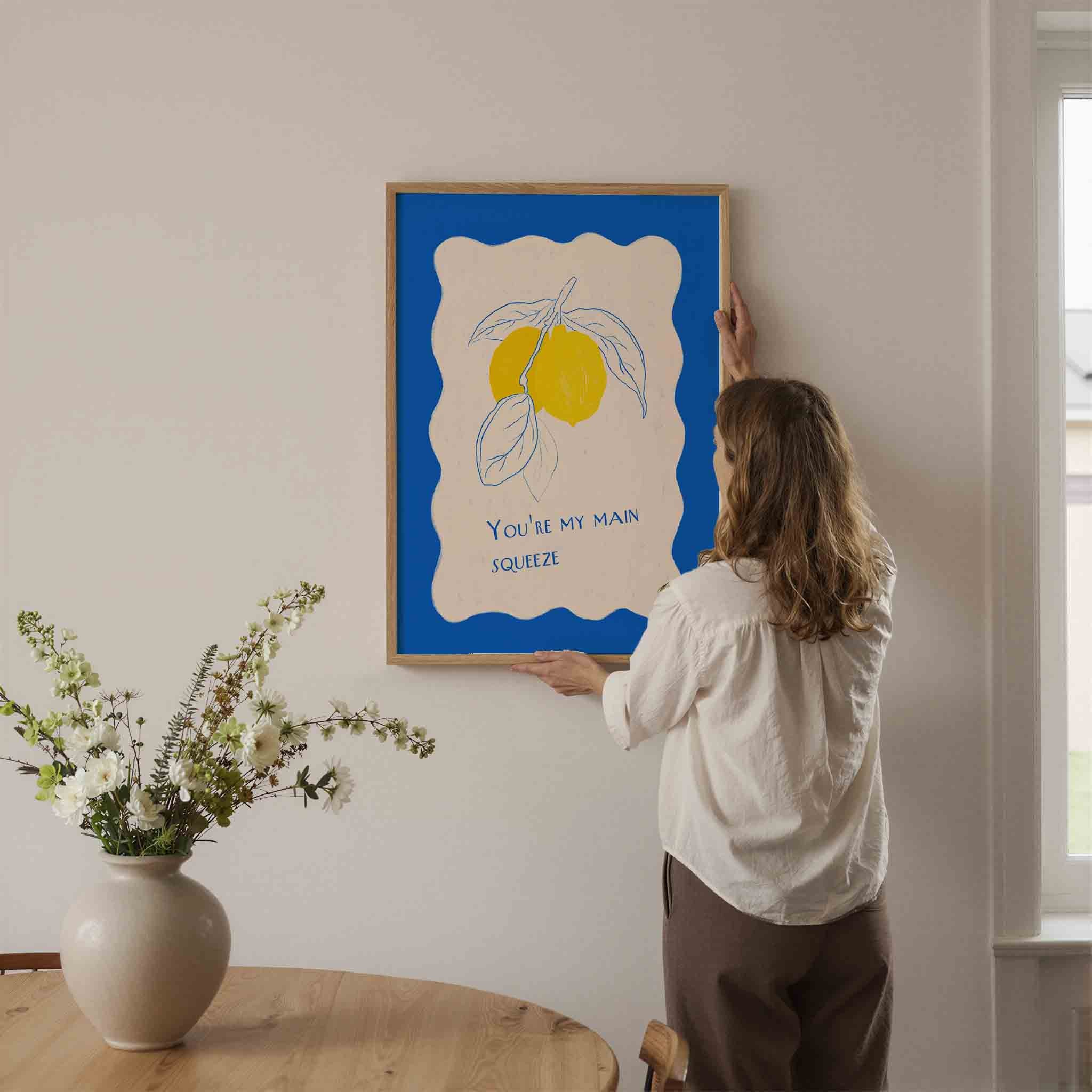 Citroenen en tekst Poster