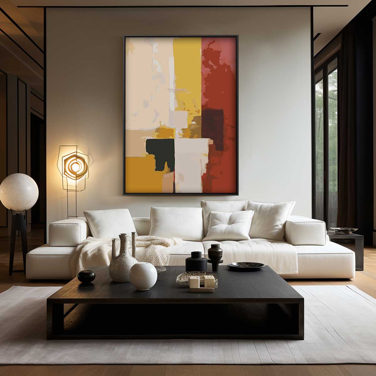 Warm Contrast Kunstwerk-canvas-dibond-plexiglas-wanddecoratie-WallArtistic