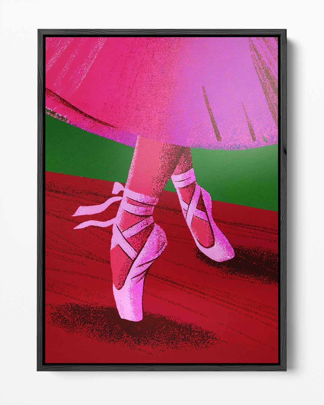 Dansende Schoonheid Kunstwerk-canvas-dibond-plexiglas-wanddecoratie-WallArtistic