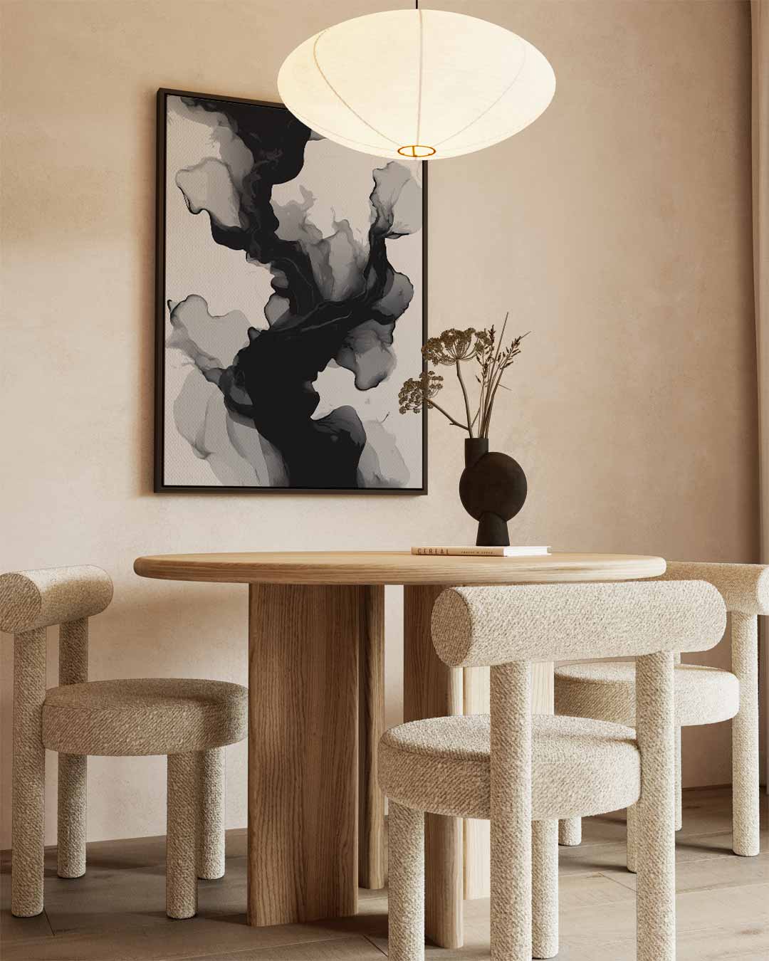 Mystieke Wolken in Beweging Kunstwerk-canvas-dibond-plexiglas-wanddecoratie-WallArtistic