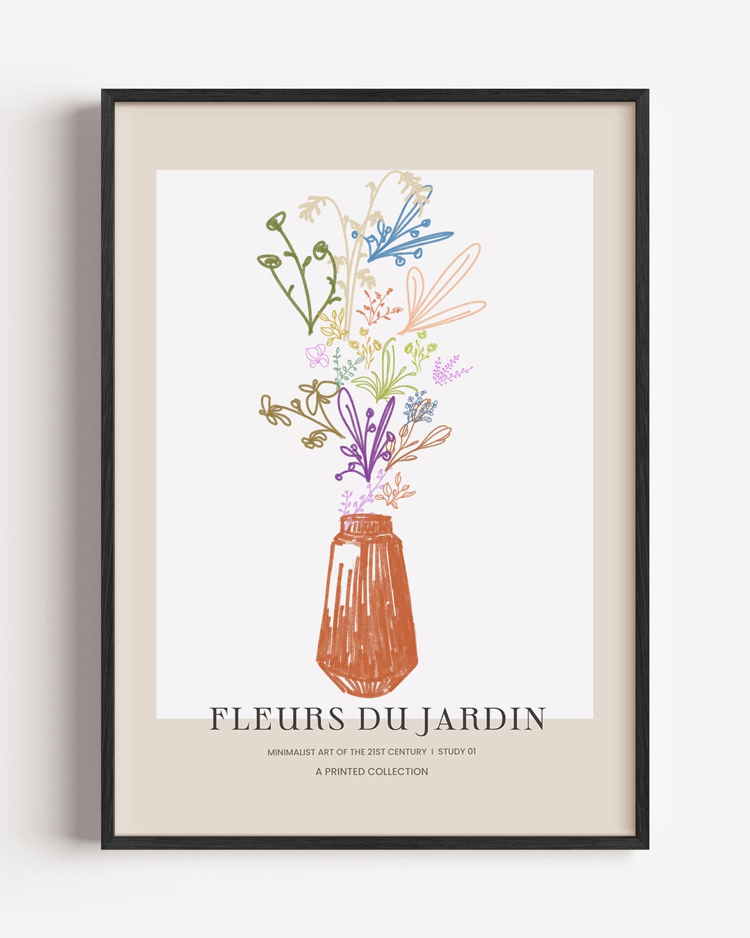 Vrolijke Bloemenpracht Poster-WallArtistic