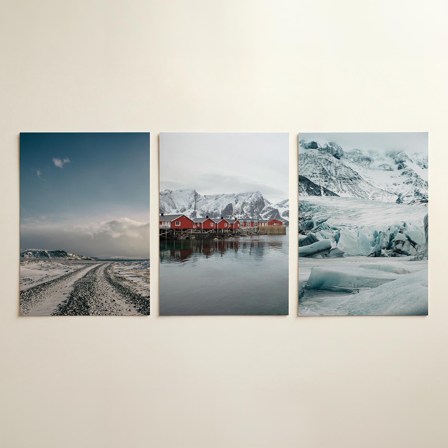 Landschap en lijnen Posterset